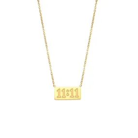 11:11 Make a Wish Gold Necklace