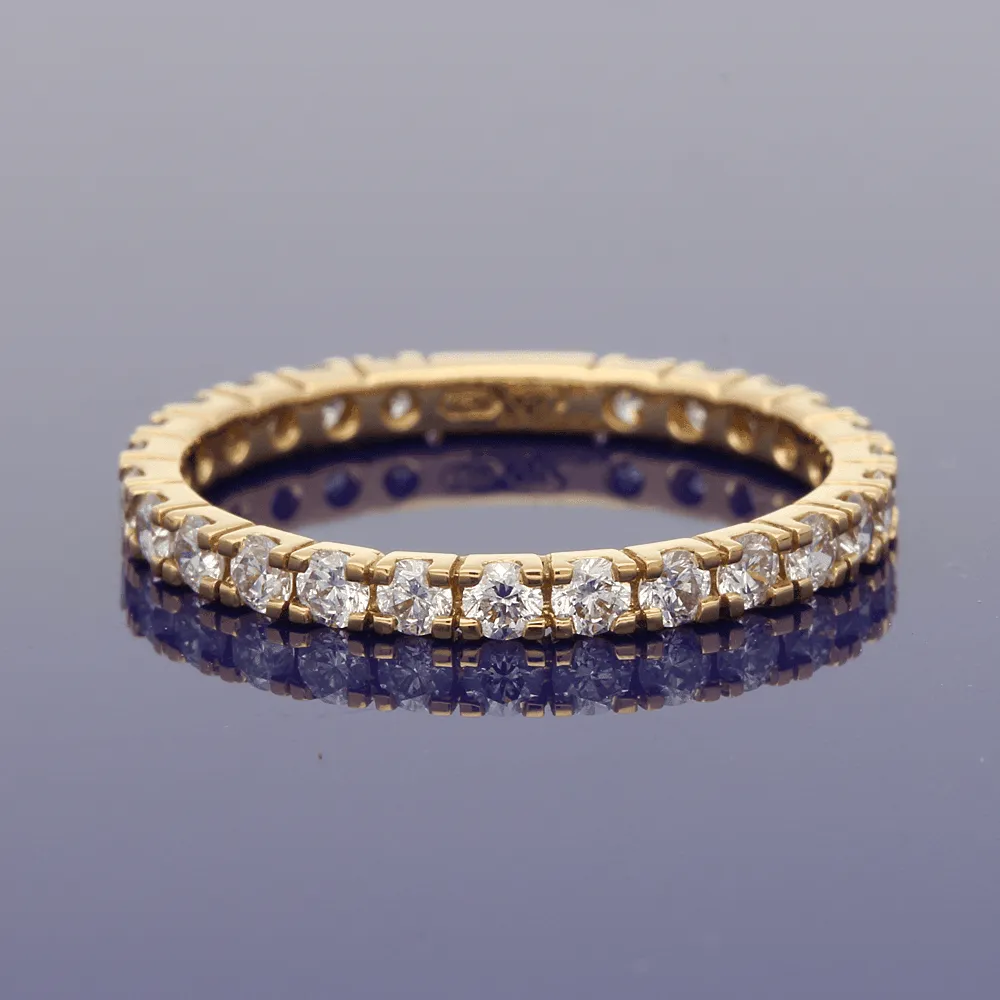 18ct Rose Gold Diamond Eternity Ring