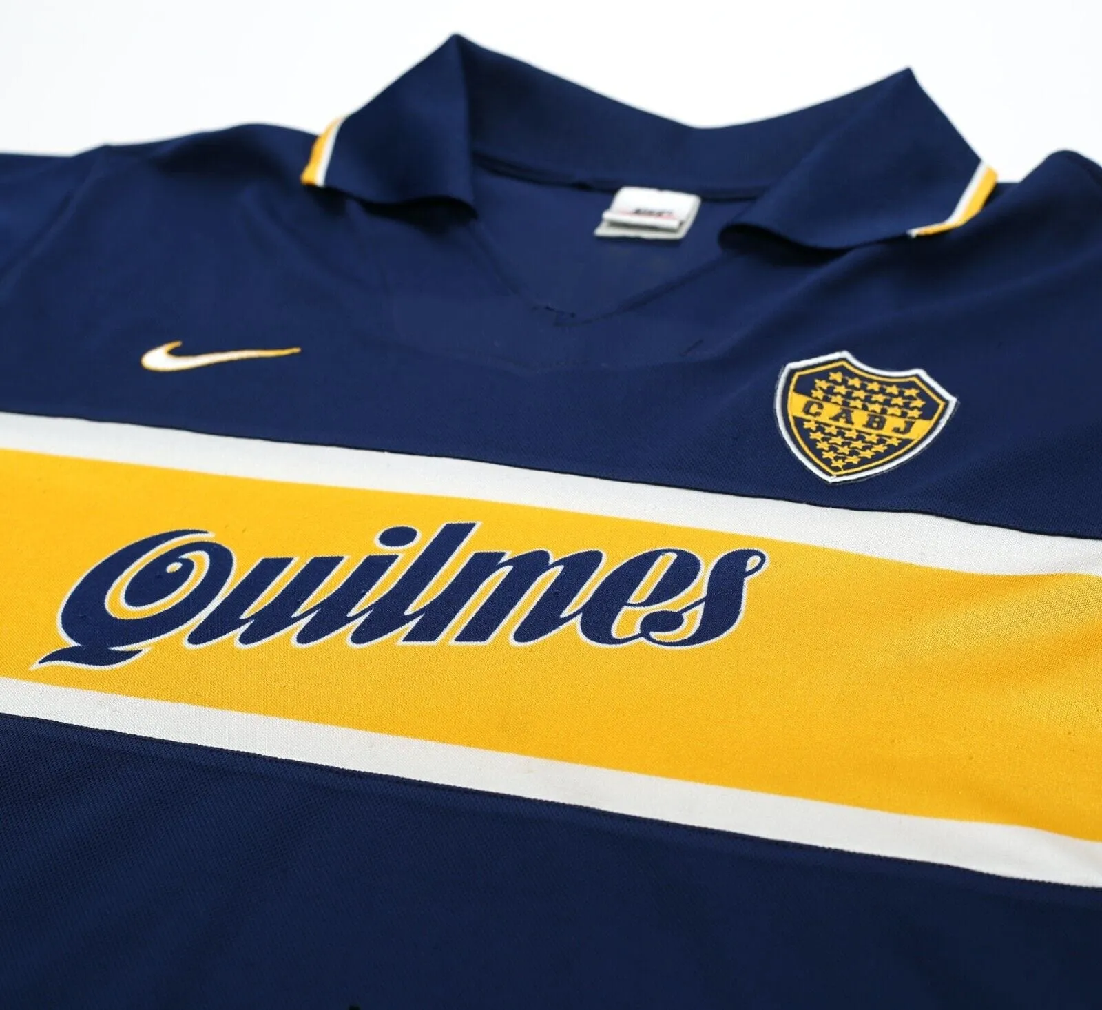 1996/98 BOCA JUNIORS Vintage Nike Home Football Shirt Jersey (M)