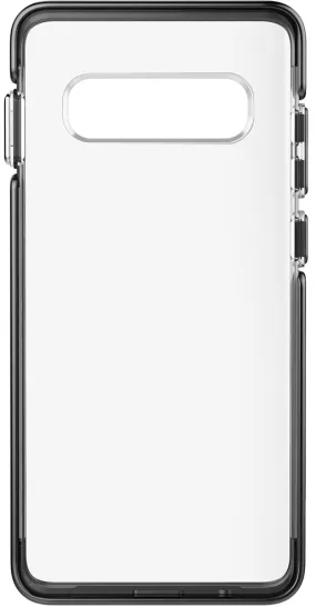 Ambassador Case for Samsung Galaxy S10  (PLUS SIZE) - Clear Black Silver