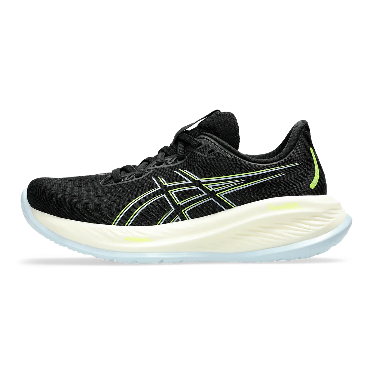 Asics Gel Cumulus 26 - Black - Safety Yellow