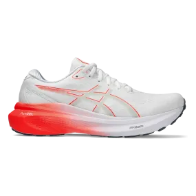 Asics Gel Kayano 30 - White - Sunrise Red