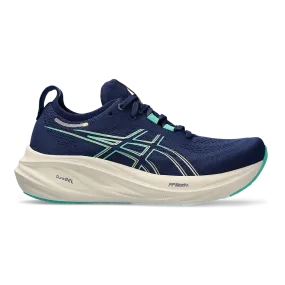 Asics Gel Nimbus 26 - Blue Expanse - Aurora Green