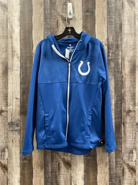 Athletic Jacket By Fanatics In Blue, Size: M