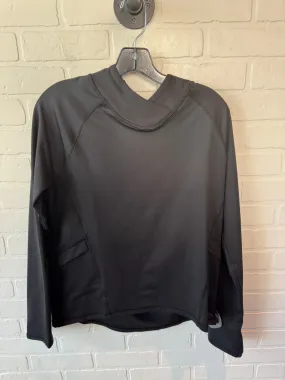 Athletic Top Long Sleeve Crewneck By Athleta In Black, Size: M