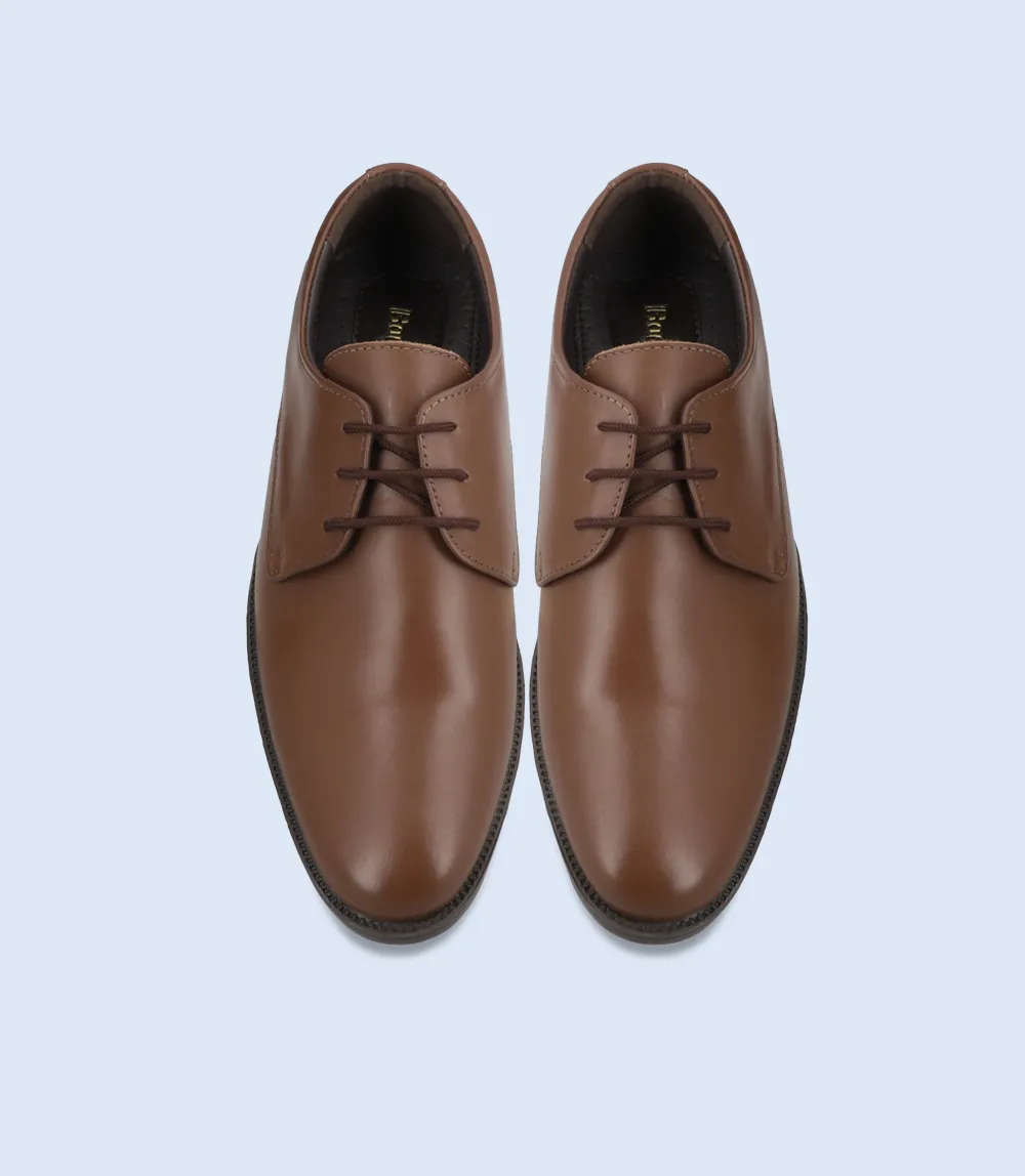 BM6697-BROWN-Men Lace Up