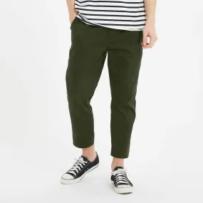 Boysnextdoor Tapered Cropped Chino Pants Green