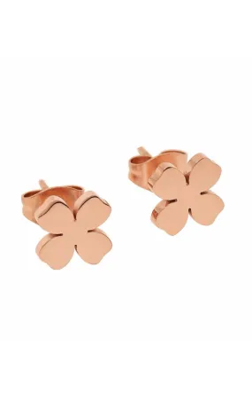 Destiny Dainty Four Leaf Clover Stud Earrings