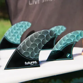 FUTURES RASTA HC QUAD BLACK TEAL