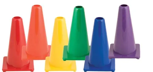 HI Visibility Flexible Vinyl Cones (Set of 6)