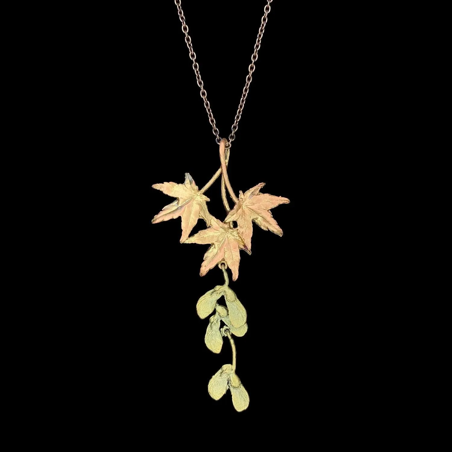 Japanese Maple Pendant - Leaf Drop