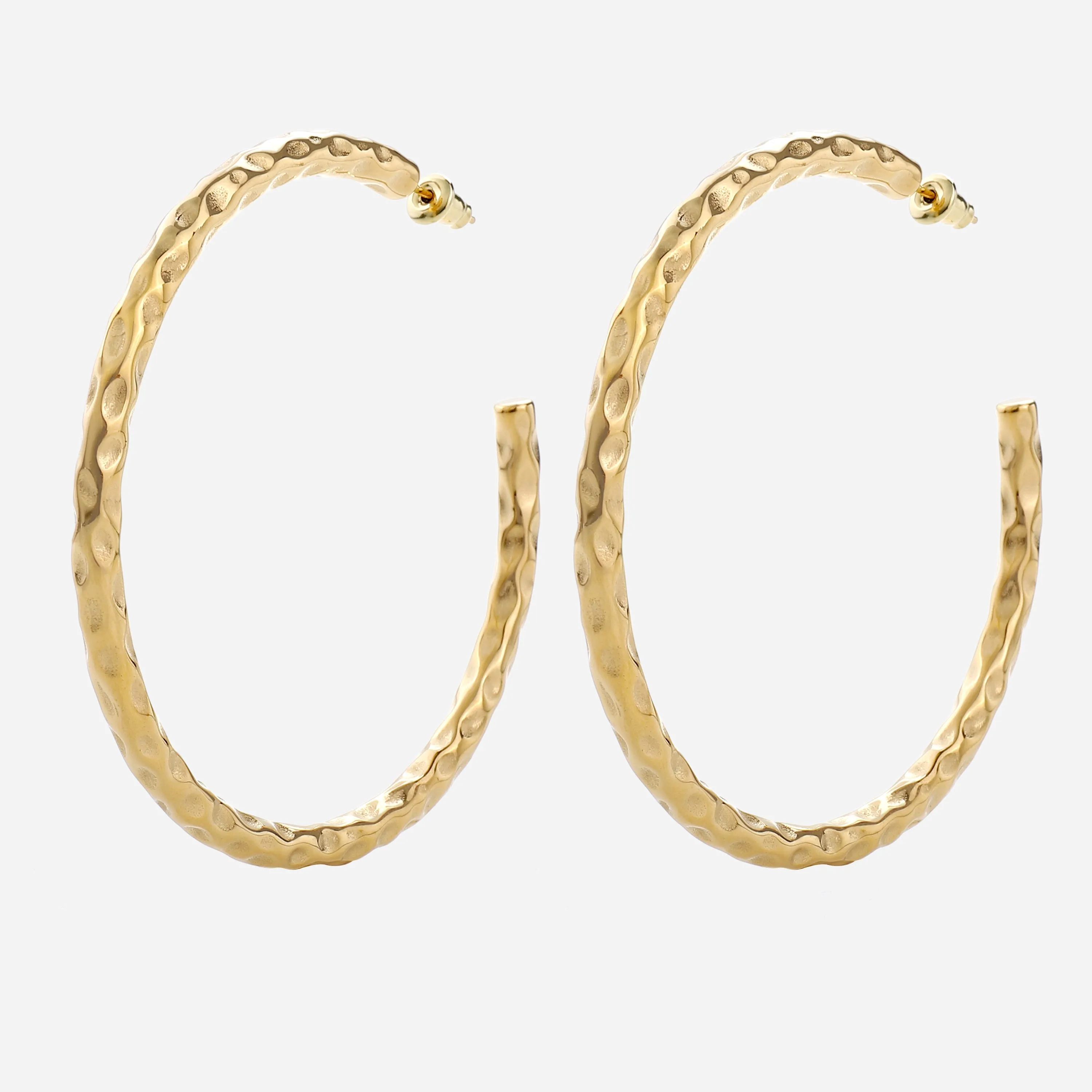 Jessie Textured Hoops