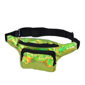 Lime Green Holographic Bumbag