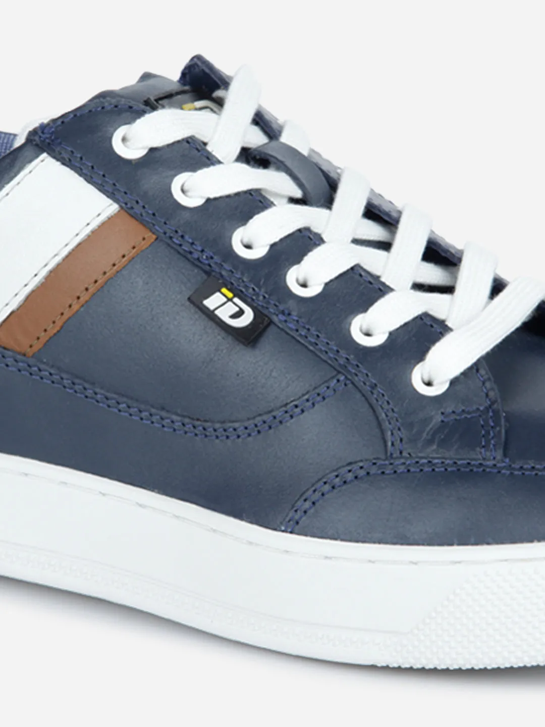 Men's Navy Lace Up Sneaker (ID3052)