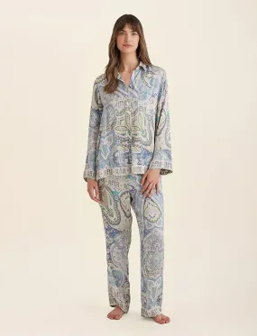 Nahla Printed Silk PJ