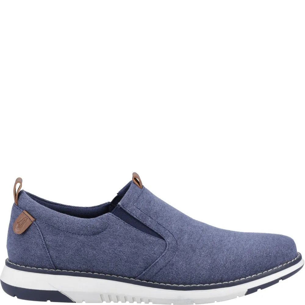 Navy Benny Slip On Shoes