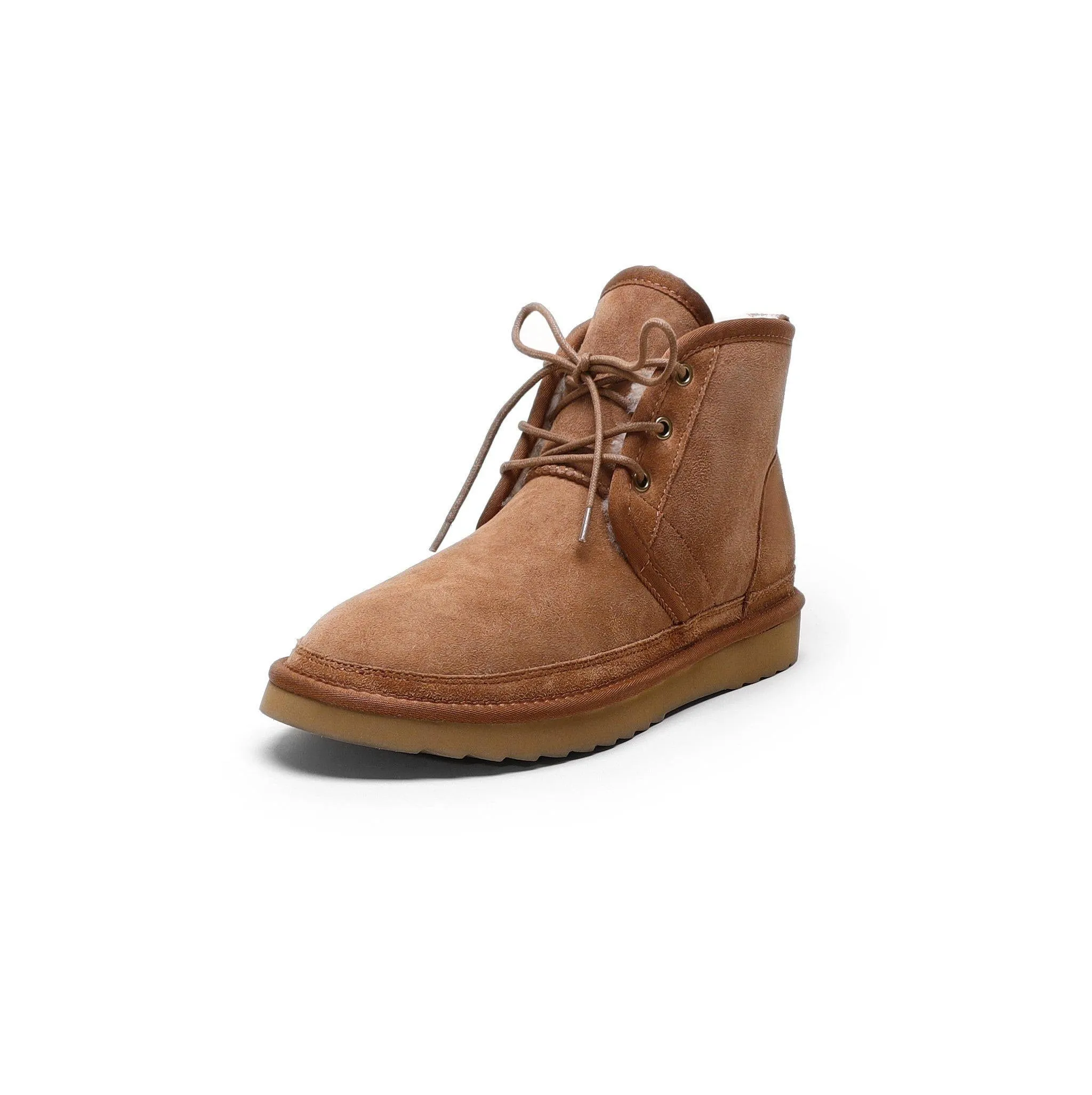 Oliver - Lace-up Casual Sheepskin Boot