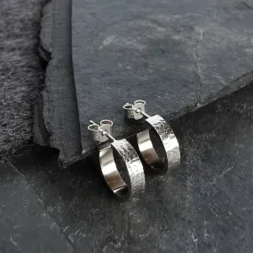 Small Silver Hoop Earrings