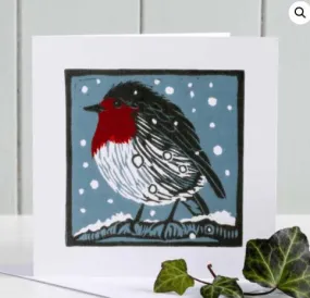 Snowy Robin Christmas Card