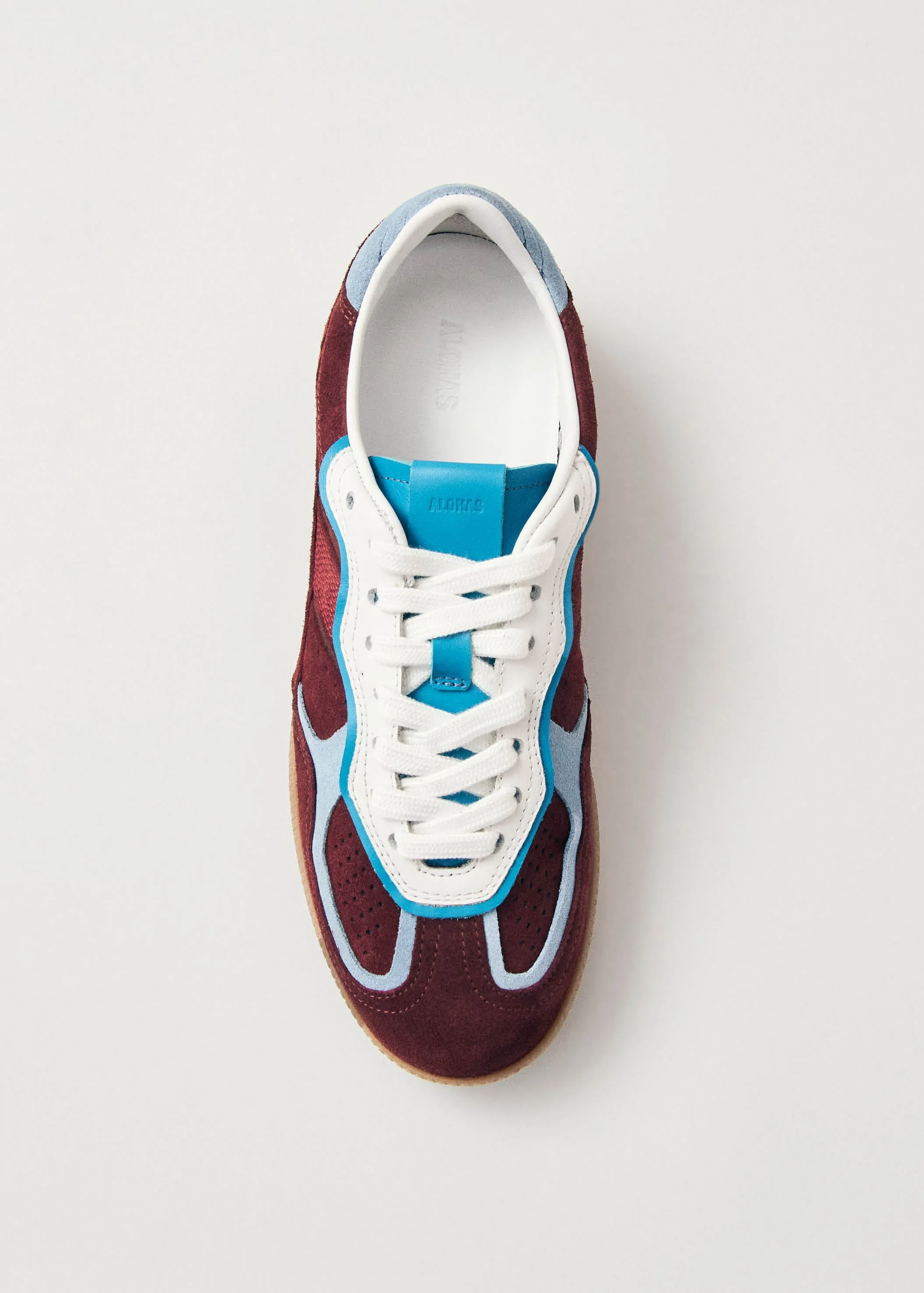 Tb.490 Rife Burgundy Leather Sneakers