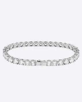 TENNISBOY BRACELET. - 5MM WHITE GOLD