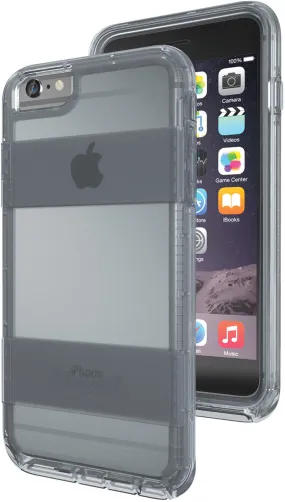 Voyager Case for Apple iPhone 6/6s Plus - Clear Gray