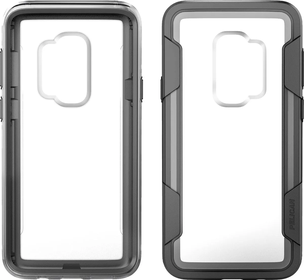 Voyager Case for Samsung Galaxy S9  (PLUS SIZE) - Clear Gray